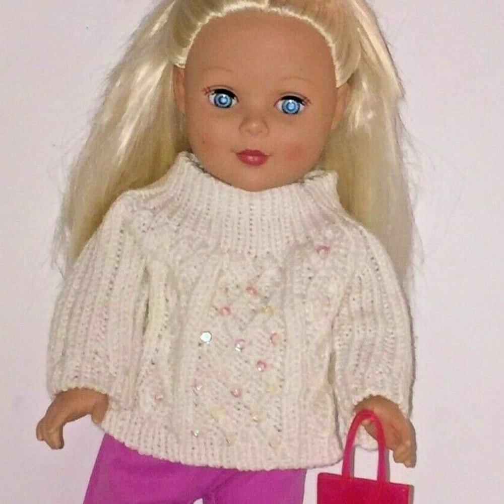 MADAME ALEXANDER DOLL 2012 ✿VERY PRETTY 18 INCHES✿ Blonde w/ Blue Eyes W/OUTFIT